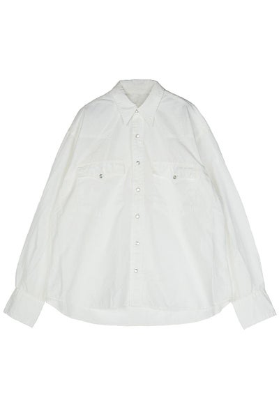 Porter Classic(ポータークラシック)オールドウエストシャツ OLD WEST SHIRT WHITE PC-016-1862