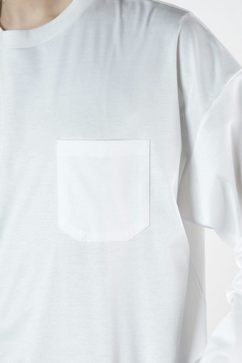 FORMME(フォーム) シルケット長袖ポケットTシャツ ユニセックス PM20AWCS002 -4