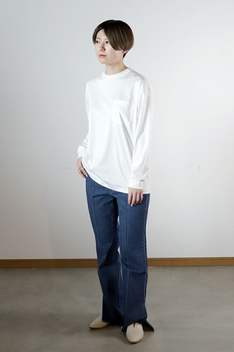 FORMME(フォーム) シルケット長袖ポケットTシャツ ユニセックス PM20AWCS002 -16