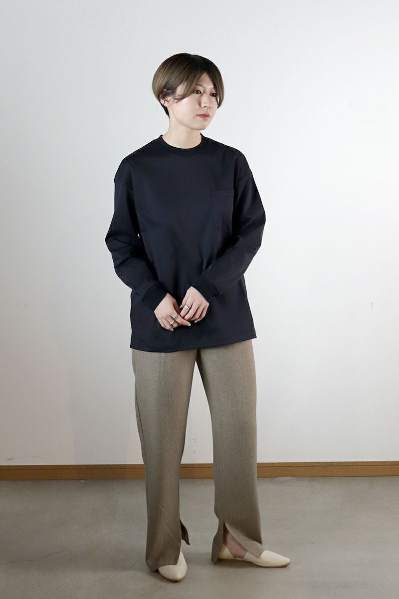 FORMME(フォーム) シルケット長袖ポケットTシャツ ユニセックス PM20AWCS002 -18