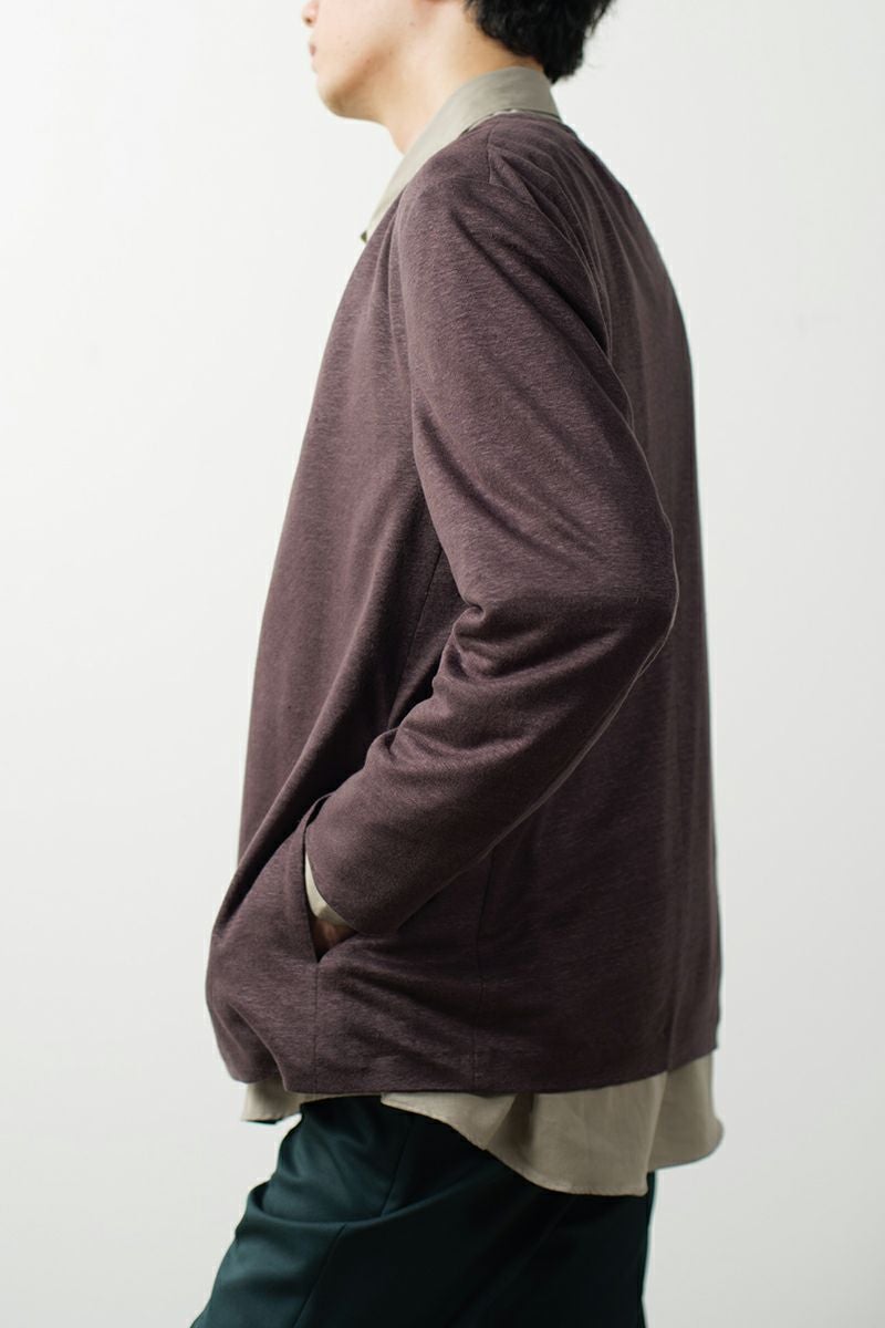 FORMME(フォーム) ノーカラージャケット(リネン) PM20SSJK101 -3