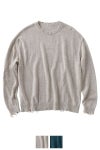 KURO(クロ)RECYCLE COTTON DAMAGE CREW NECK SWEATER リサイクルコットンダメージクルーネックセーター 963432