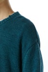 KURO(クロ)RECYCLE COTTON DAMAGE CREW NECK SWEATER リサイクルコットンダメージクルーネックセーター 963432 -1