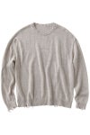 KURO(クロ)RECYCLE COTTON DAMAGE CREW NECK SWEATER リサイクルコットンダメージクルーネックセーター 963432 -8