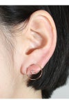 CAFCA(カフカ)STROKE DIA EAR CLIP S ストロークダイヤイヤークリップS 2CF20-06A029 -2