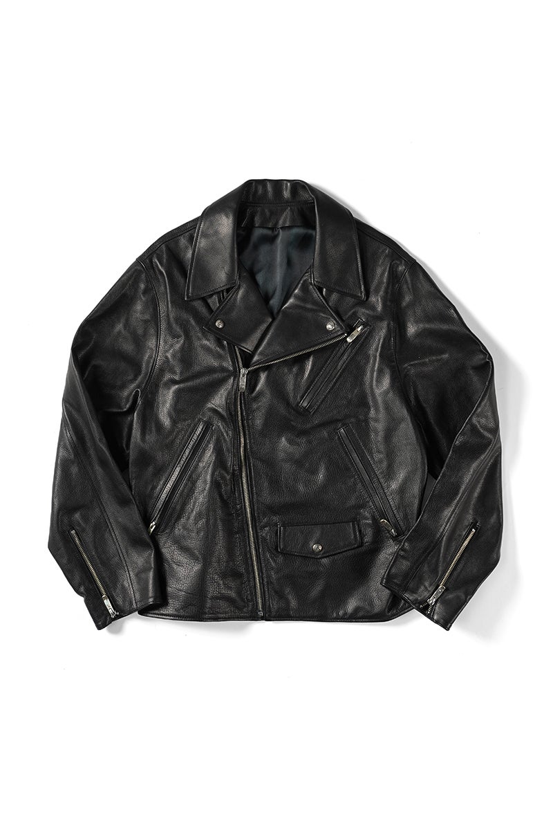 Porter Classic(ポータークラシック)ライダースジャケット ラブアンドピース シルバー PC RIDERS JACKET W/LOVE&PEACE SILVER PC-017-1962