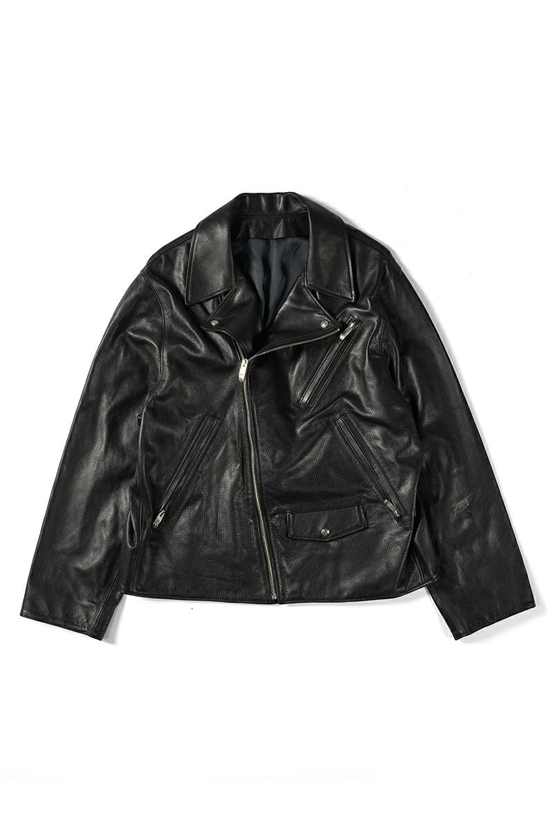 Porter Classic(ポータークラシック)ライダースジャケット ラブアンドピース シルバー PC RIDERS JACKET W/LOVE&PEACE SILVER PC-017-1962 -10
