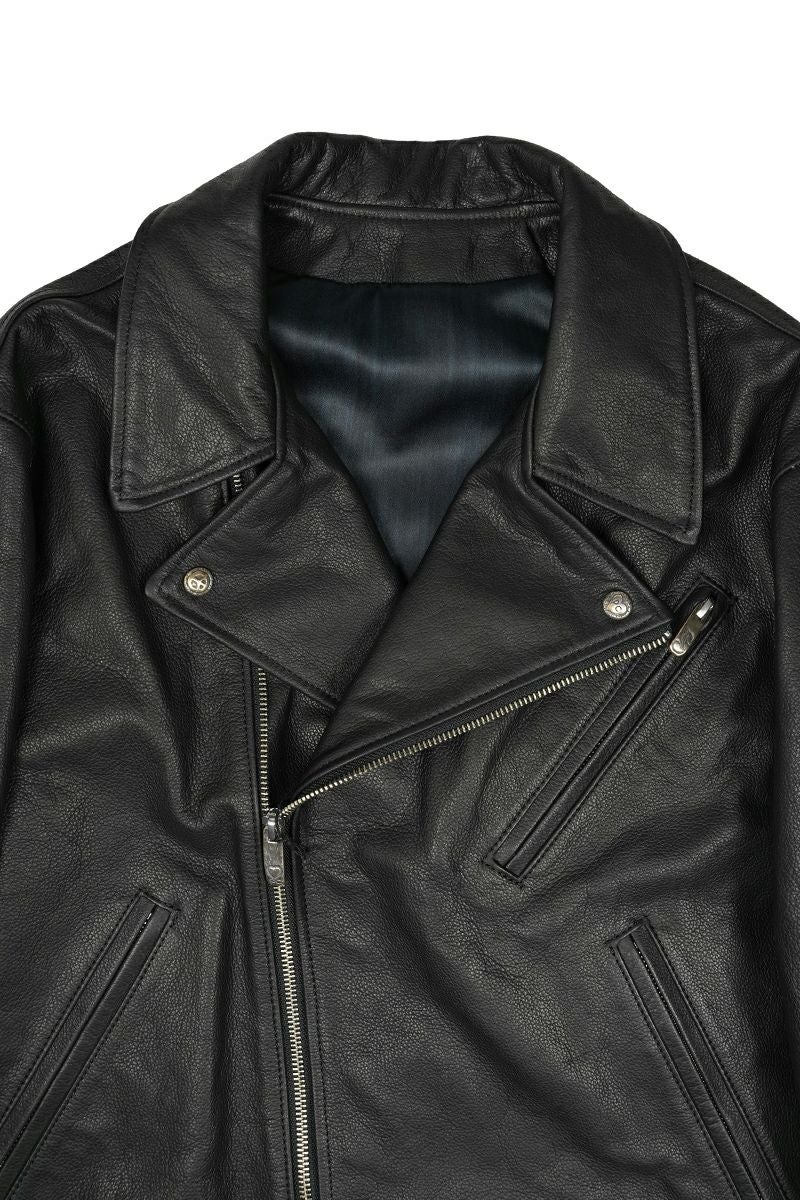 Porter Classic(ポータークラシック)ライダースジャケット ラブアンドピース シルバー PC RIDERS JACKET W/LOVE&PEACE SILVER PC-017-1962 -12