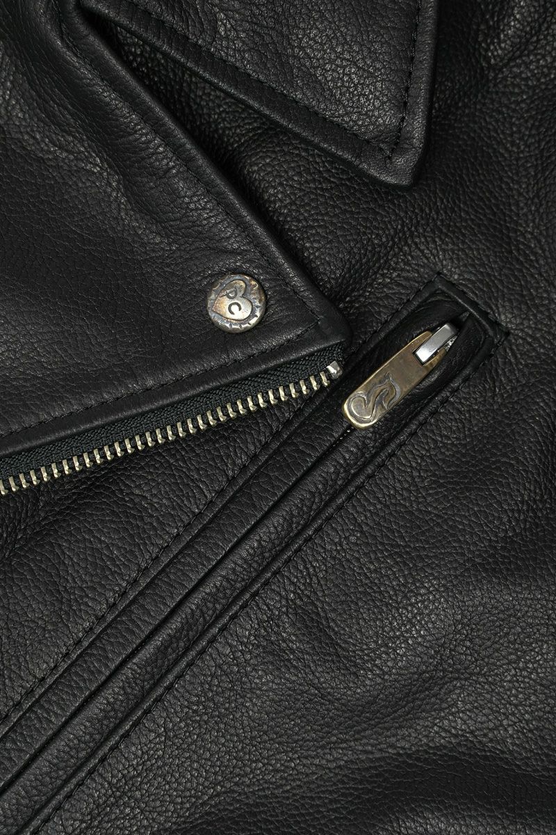 Porter Classic(ポータークラシック)ライダースジャケット ラブアンドピース シルバー PC RIDERS JACKET W/LOVE&PEACE SILVER PC-017-1962 -13