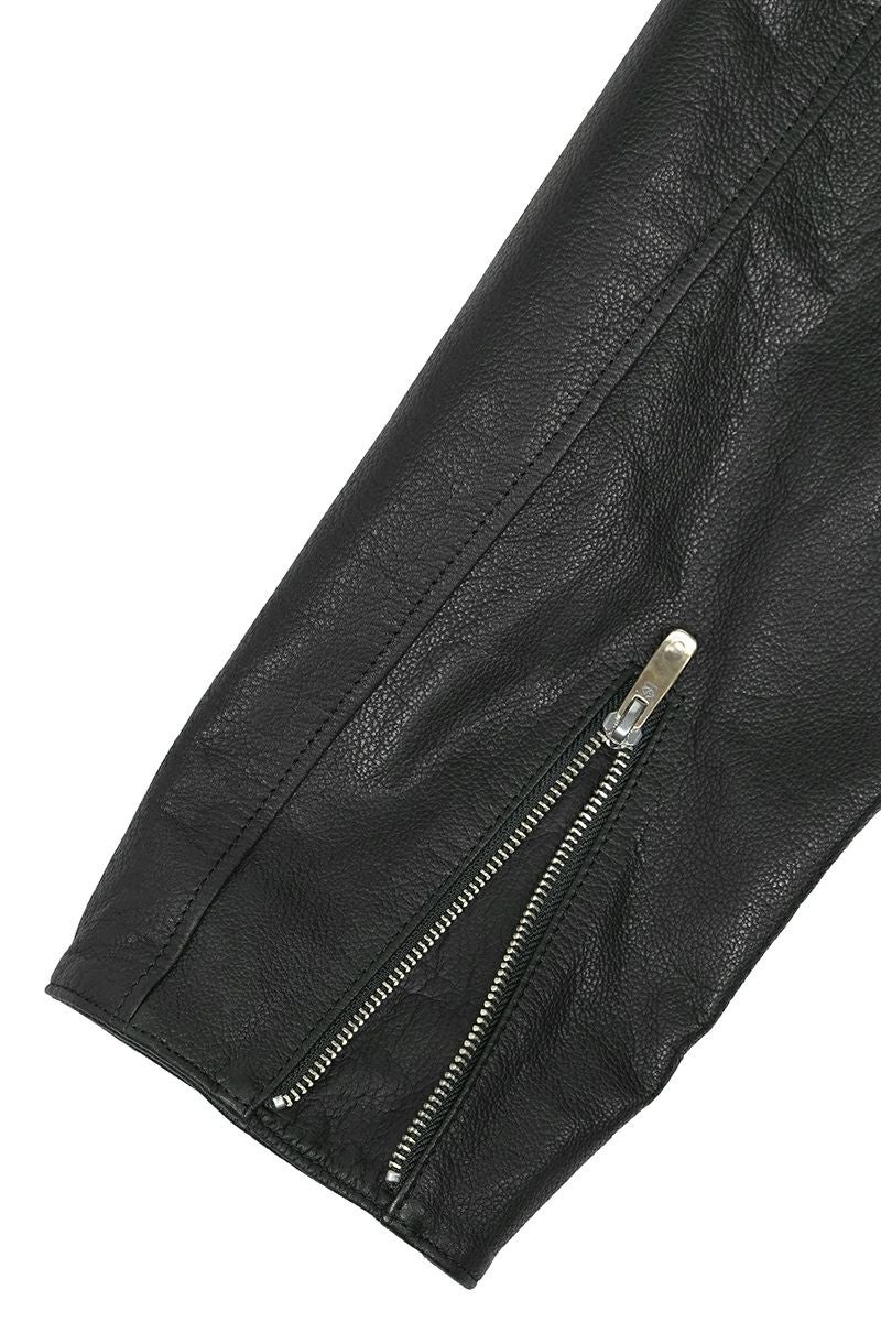 Porter Classic(ポータークラシック)ライダースジャケット ラブアンドピース シルバー PC RIDERS JACKET W/LOVE&PEACE SILVER PC-017-1962 -20