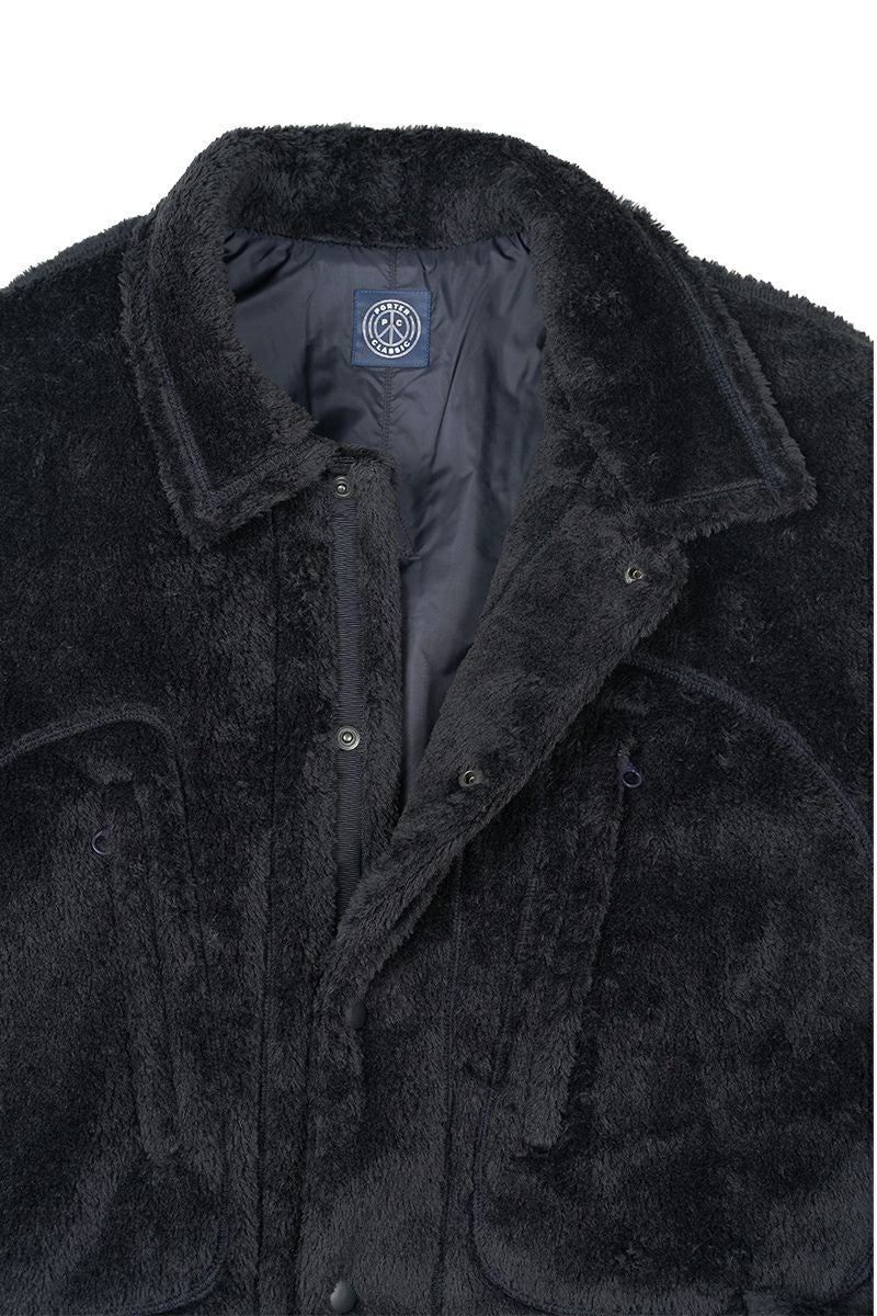 Porter Classic(ポータークラシック)ハイロフトフリースフレンチコート ポーラーテック HIGH LOFT FLEECE FRENCH COAT (POLARTEC) PC-022-2008 -4