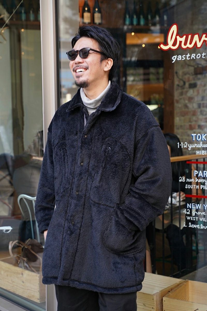 Porter Classic(ポータークラシック)ハイロフトフリースフレンチコート ポーラーテック HIGH LOFT FLEECE FRENCH COAT (POLARTEC) PC-022-2008 -12