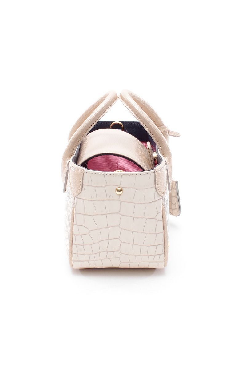 A.D.M.J.（エーディエムジェイ）クロコダイル型押し　マイクロミニトート 23SS01004 -2