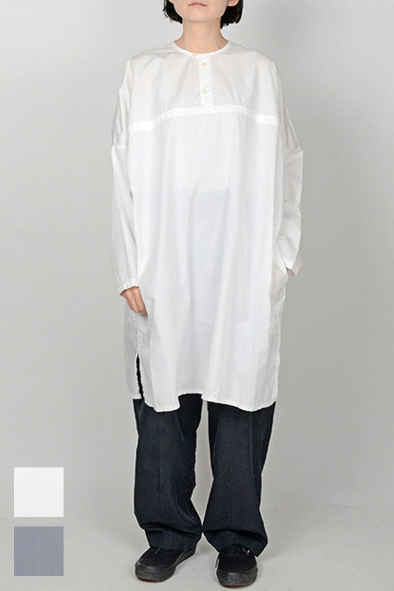 homspun(ホームスパン)100/2ブロード　ビッグプルオーバーブラウス　BIG PO　BL 5692