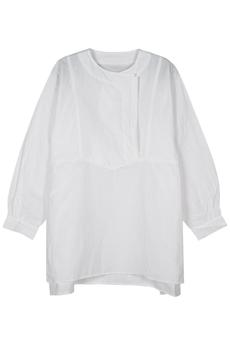 homspun(ホームスパン)コットンリネンマットプルオーバーブラウス 5705 -9