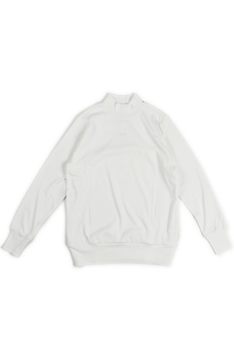 homspun(ホームスパン)30/1フライスハイネック長袖プルオーバー　モックネックプルオーバー 6359 -1