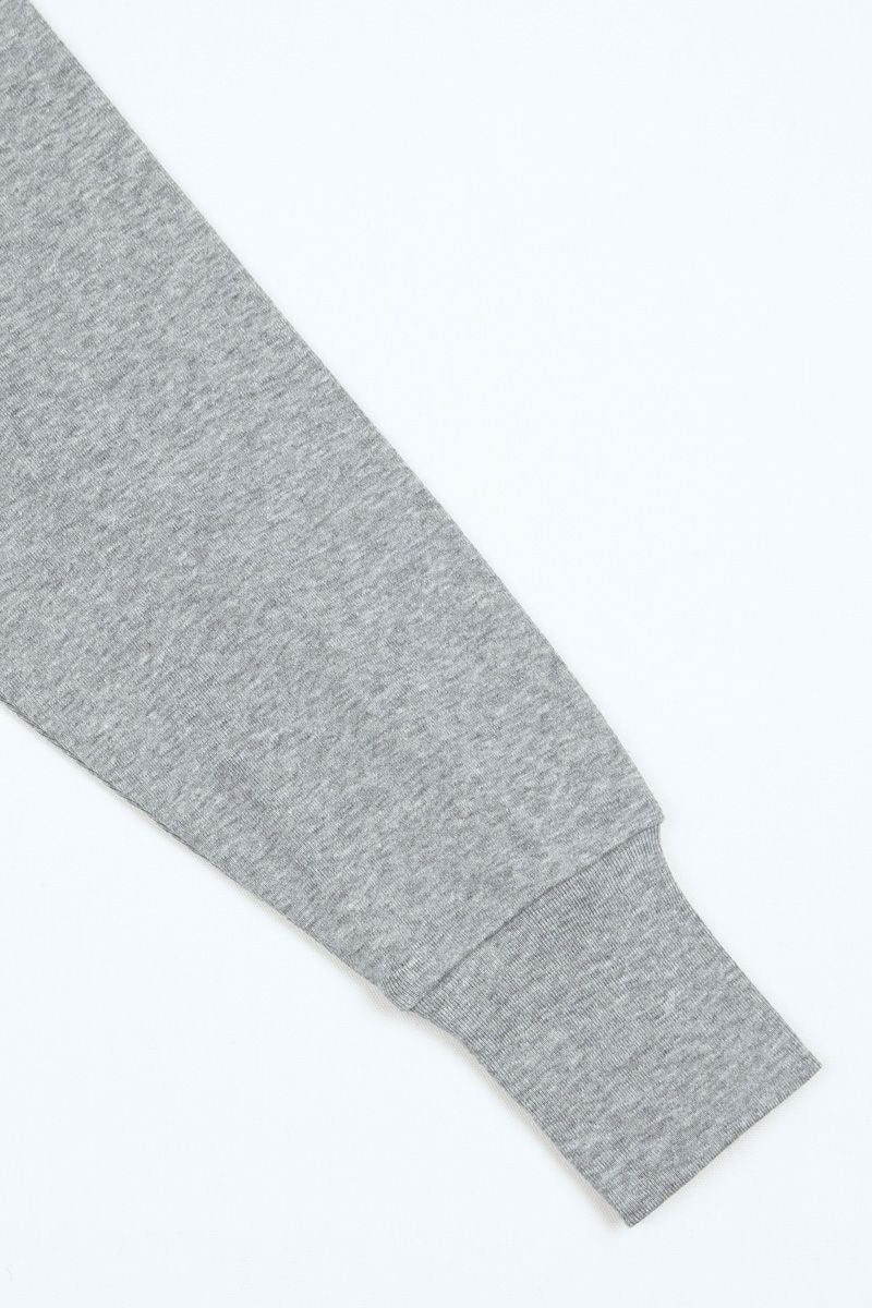 homspun(ホームスパン)30/1フライスハイネック長袖プルオーバー　モックネックプルオーバー 6359 -7