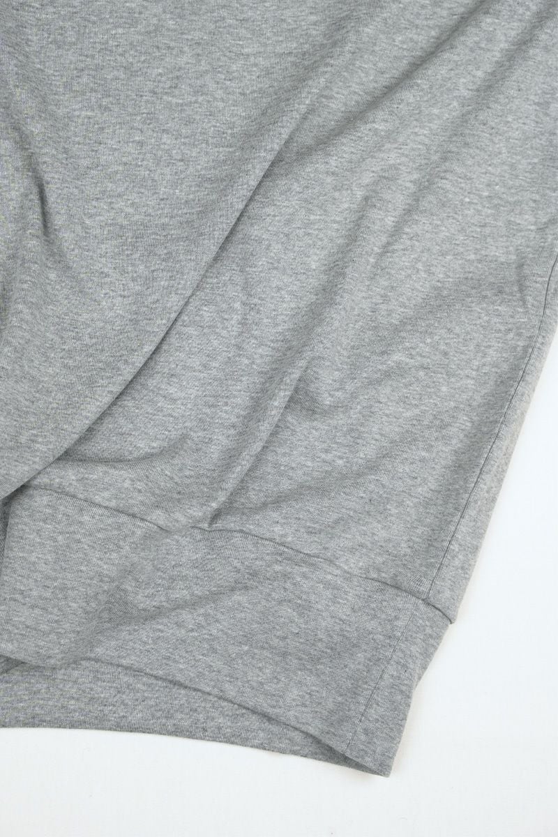 homspun(ホームスパン)30/1フライスハイネック長袖プルオーバー　モックネックプルオーバー 6359 -8