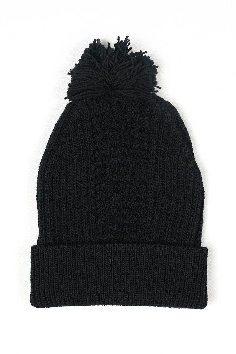 homspun(ホームスパン)ラム タック編みキャップ 222-7890 -2