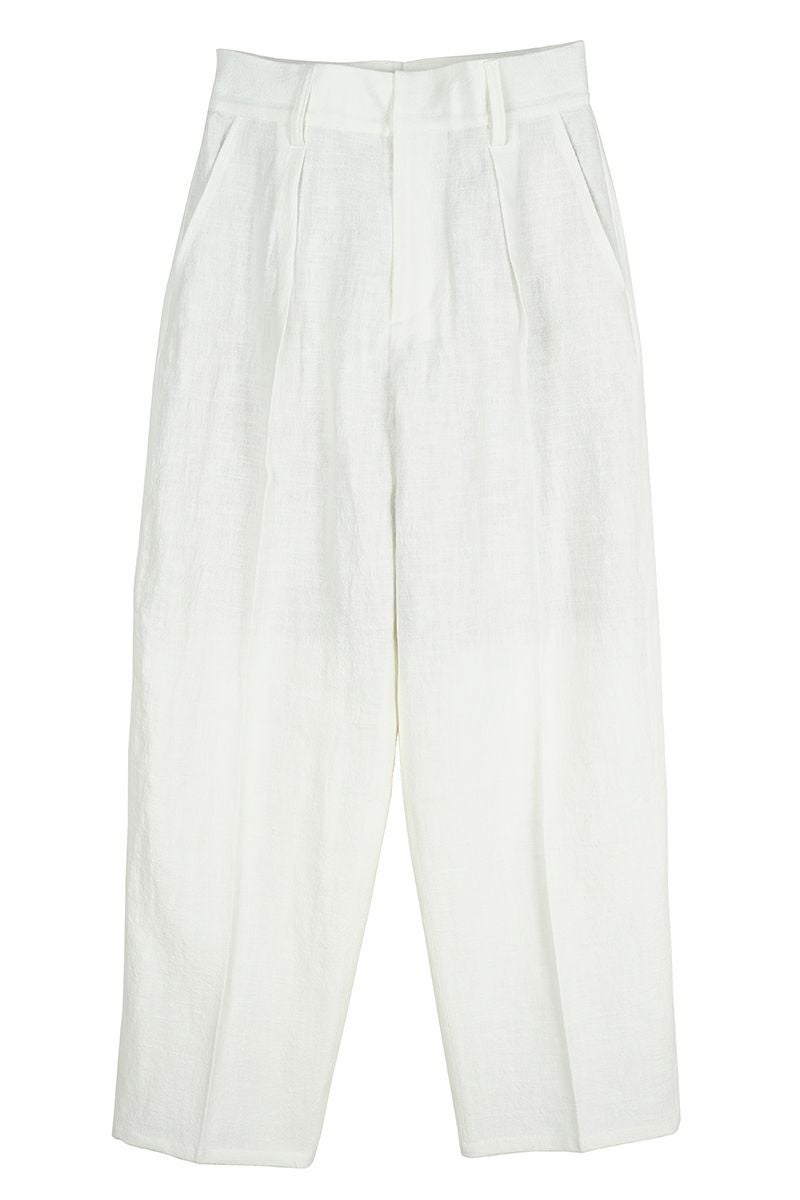 Liyoca(リヨカ)テーパードリネンパンツ M0302 -9