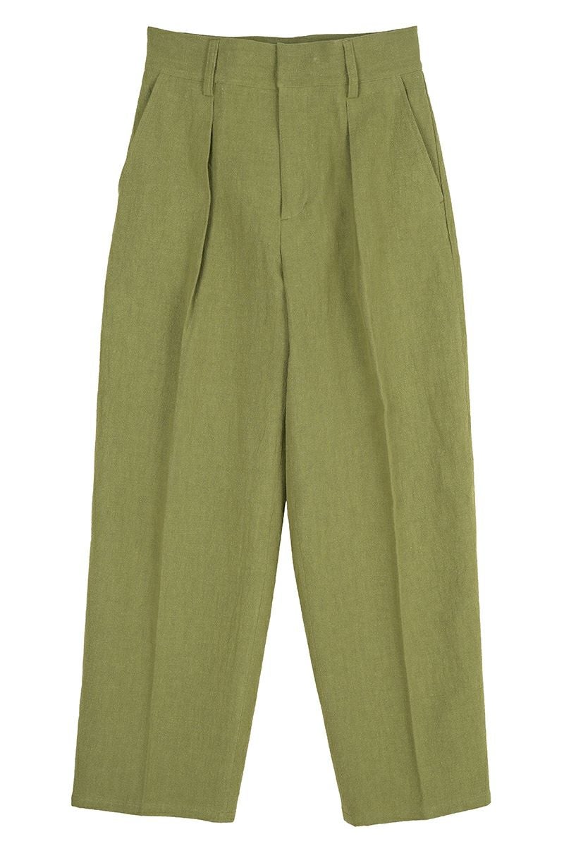 Liyoca(リヨカ)テーパードリネンパンツ M0302 -10