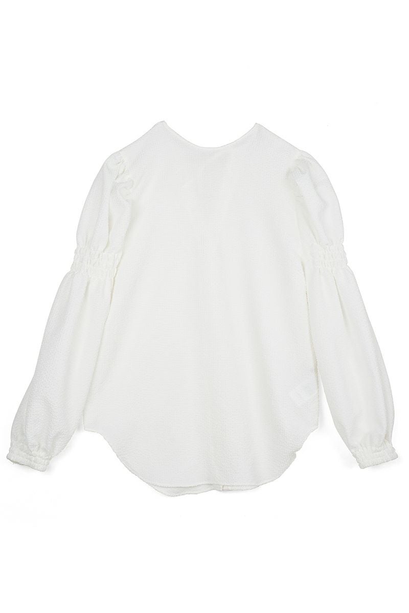 styling(スタイリング)シャーリングパフスリーブブラウス 16WFB231072 -8