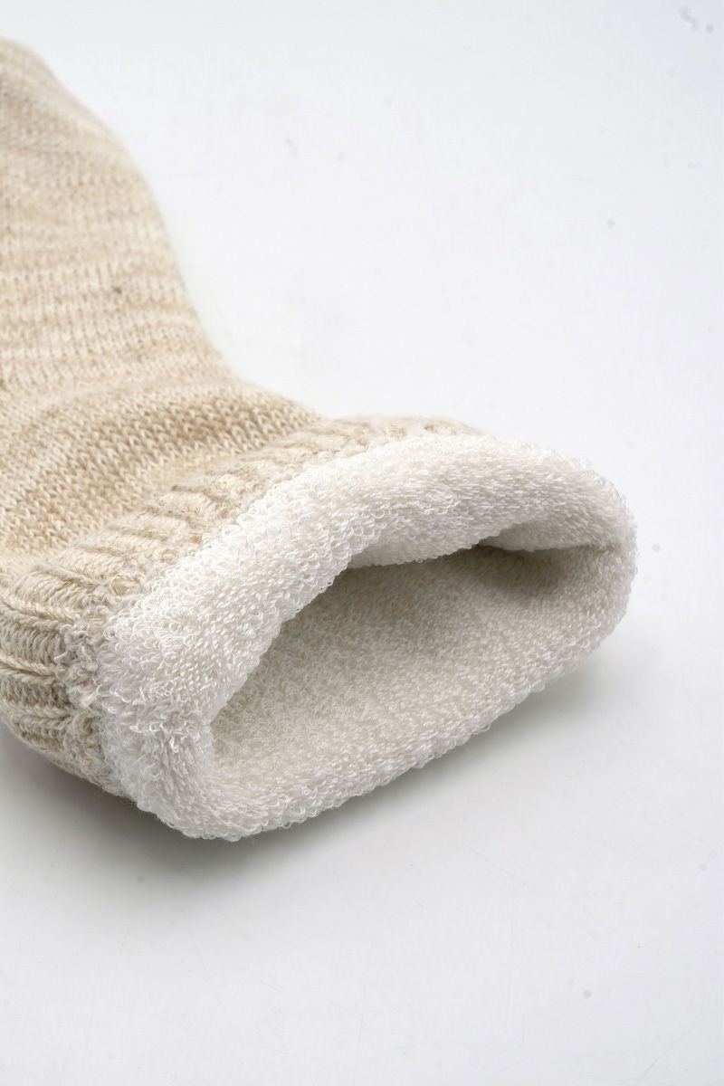 Hummingbird(ハミングバード)裏シルク2重編みルームソックスMサイズ684043 -2