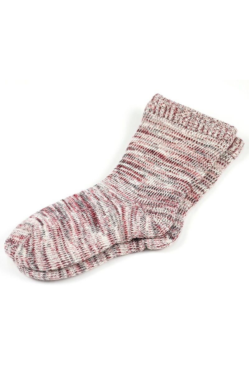 Hummingbird(ハミングバード)裏シルク二重編みパイルソックス　684401 -8