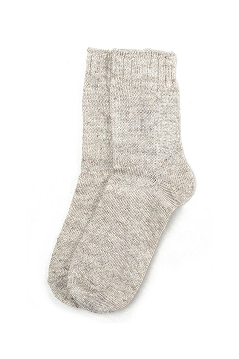 Hummingbird(ハミングバード)リネンゆるさらソックスショート 710568 -9