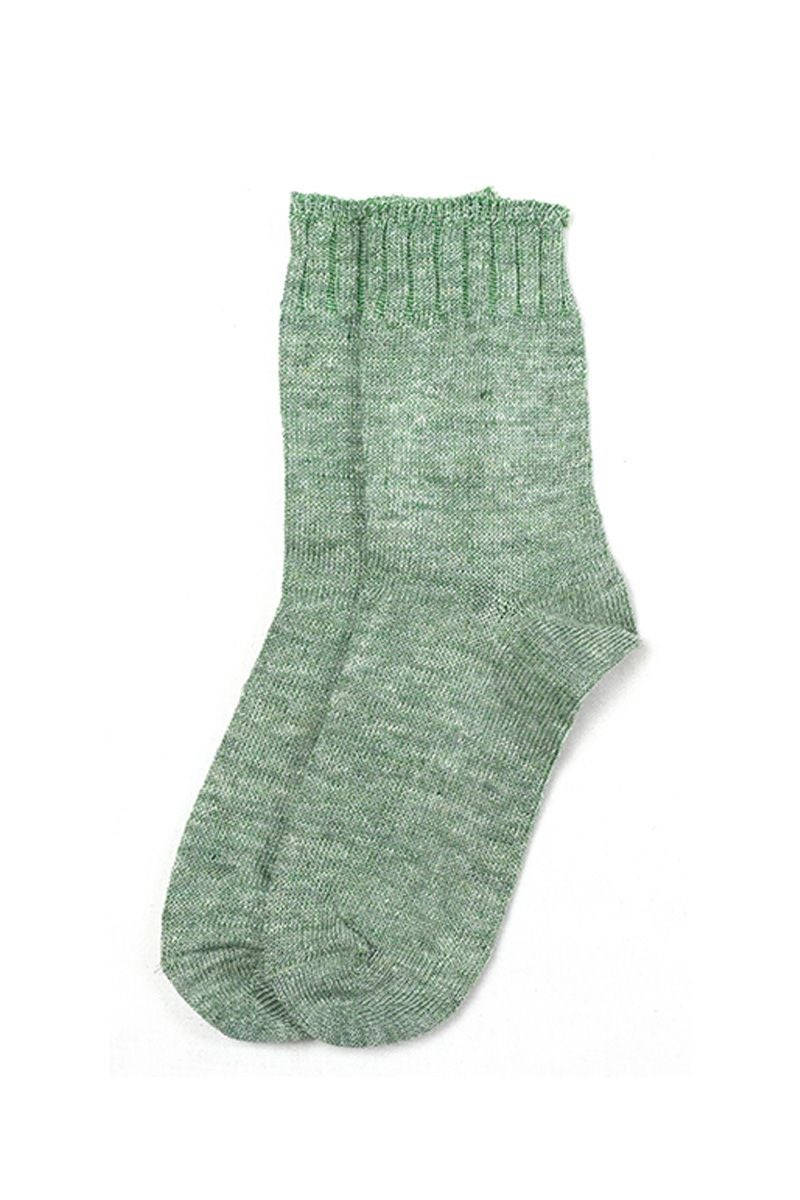 Hummingbird(ハミングバード)リネンゆるさらソックスショート 710568 -11