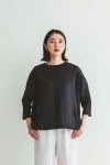 fog linen work フォグリネンワークNINA TOP BLACK ニナ トップ ブラック LWA524-17