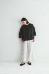 fog linen work フォグリネンワークNINA TOP BLACK ニナ トップ ブラック LWA524-17 -1