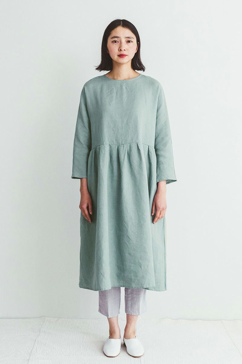 fog linen work フォグリネンワークロハワンピース　クレール LWA527-2425
