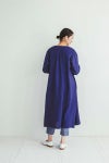 fog linen work フォグリネンワークSUZU DRESS BLEU ADRIATIQUE スズ ワンピース ブルーアドリアティックLWA537-2403 -3