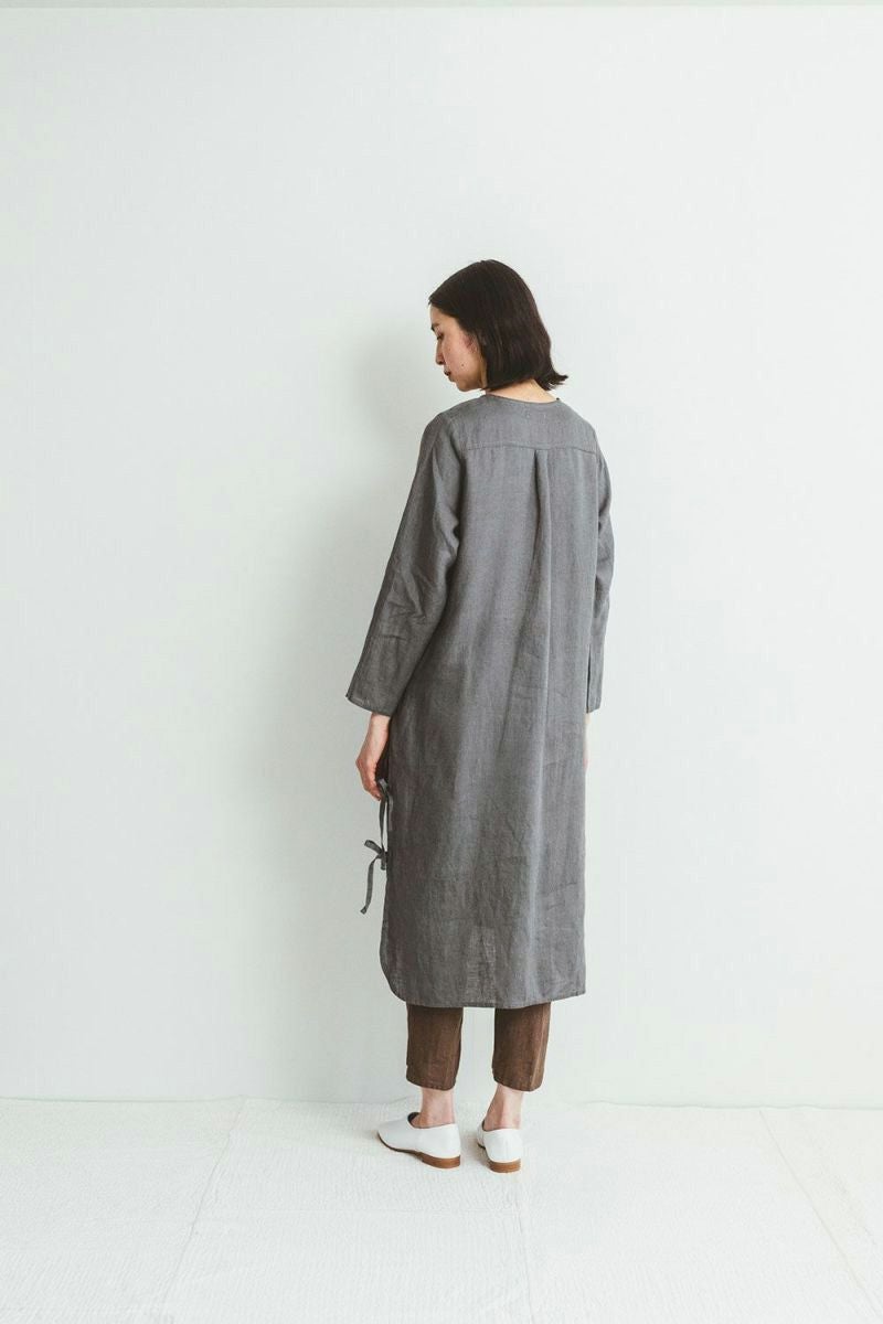 fog linen work フォグリネンワークTUI TUNIC ACIER トゥイ　チュニック　アシェ LWA522-93 -2