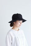 fog linen work フォグリネンワークCREE LINEN HAT BLACK クリ－リネンハット ブラック  LWE144-17