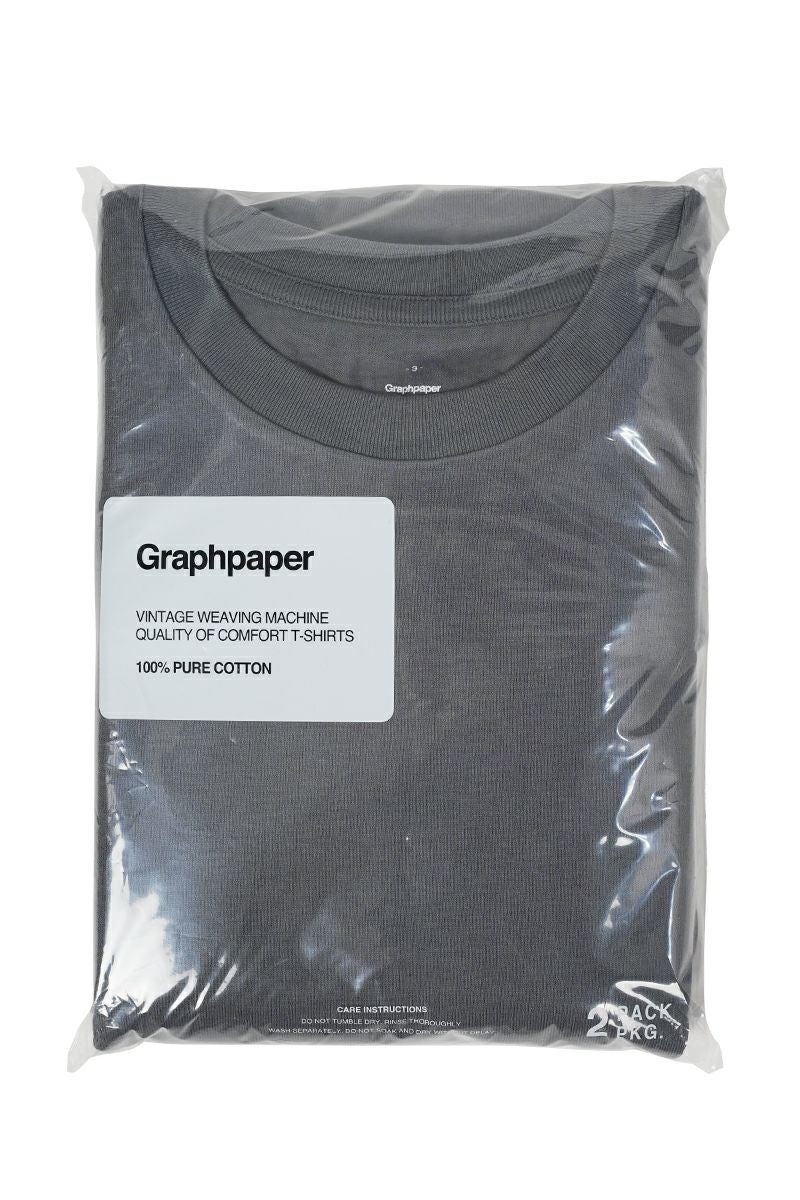 Graphpaper(グラフペーパー)2-Pack Crew Neck Tee ツーパッククルーネックティー GU231-70305B -7