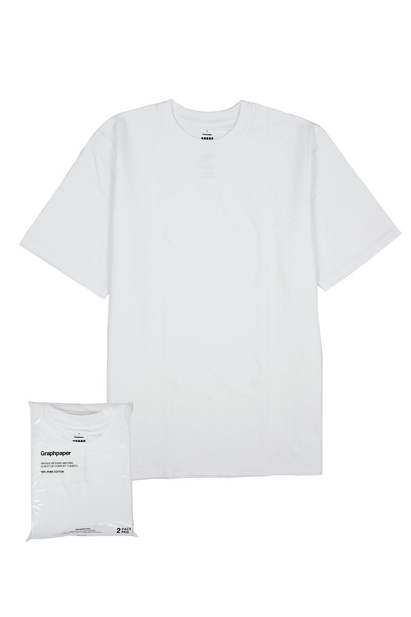 Graphpaper(グラフペーパー)2-Pack Crew Neck Tee ツーパッククルーネックティー GU231-70305B -11