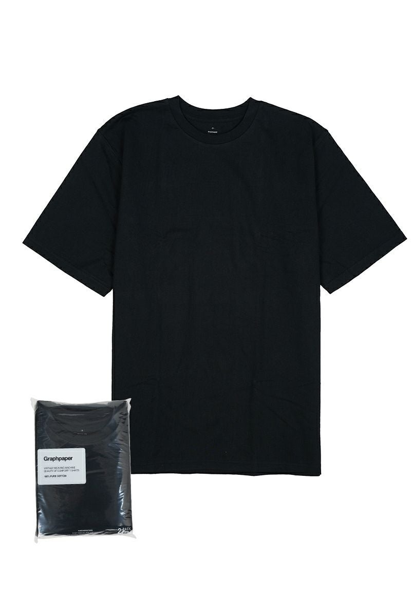Graphpaper(グラフペーパー)2-Pack Crew Neck Tee ツーパッククルーネックティー GU231-70305B -14