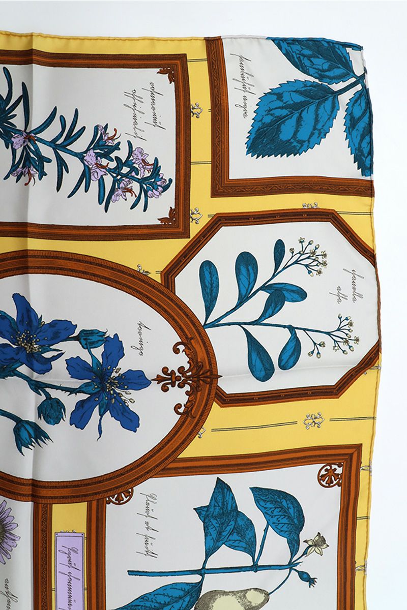 manipuri(マニプリ)＜シルクスカーフ65＞ フレームフラワー 0131330004 -4