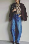 woadblue(ウォードブルー)＜ファッションエディター坪田あさみさんコラボ＞Bullet DENIM ブレットデニムWB23308 -1