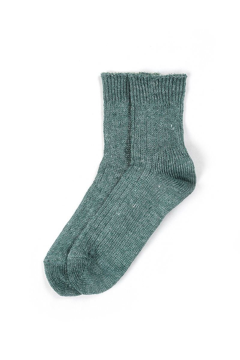 Hummingbird(ハミングバード)リネンリブショートソックス 684883 -5