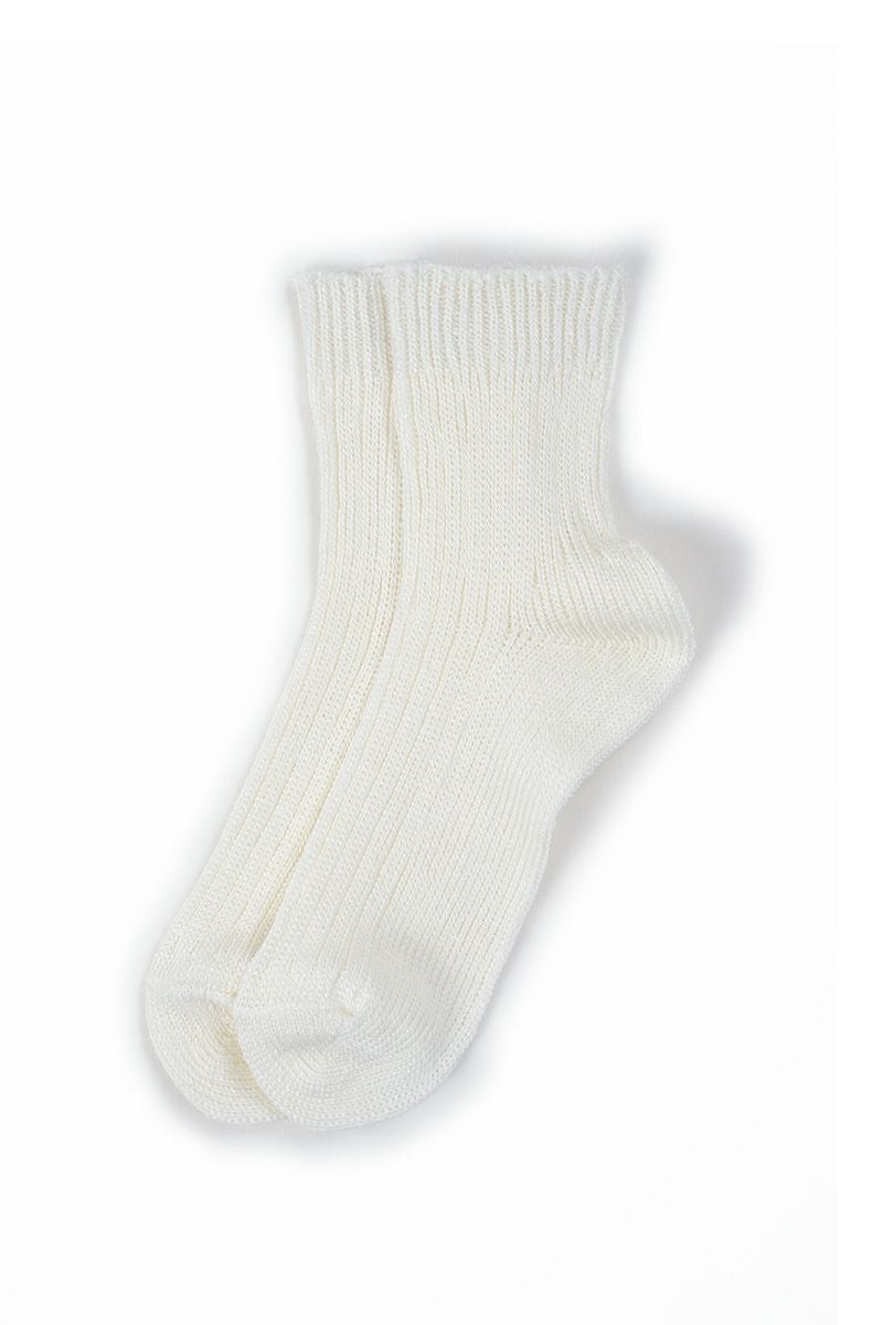 Hummingbird(ハミングバード)リネンリブショートソックス 684883 -6