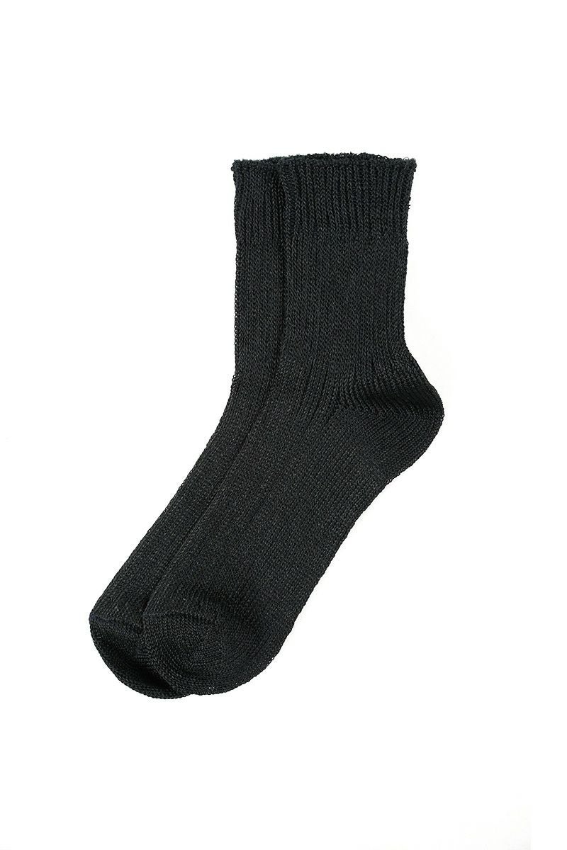 Hummingbird(ハミングバード)リネンリブショートソックス 684883 -8