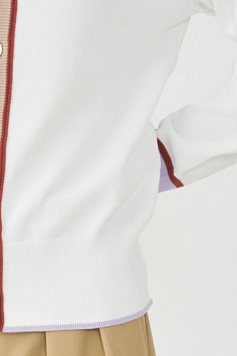 MACPHEE(マカフィー)ドライコットン Vネックカーディガン 12-02-32-02201 -6