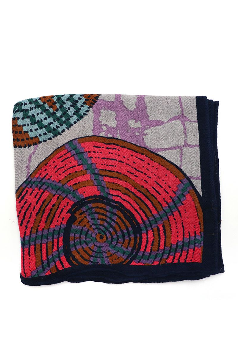 manipuri(マニプリ)＜リネンミックスストール120＞アフリカンバスケット 0131333024 -1