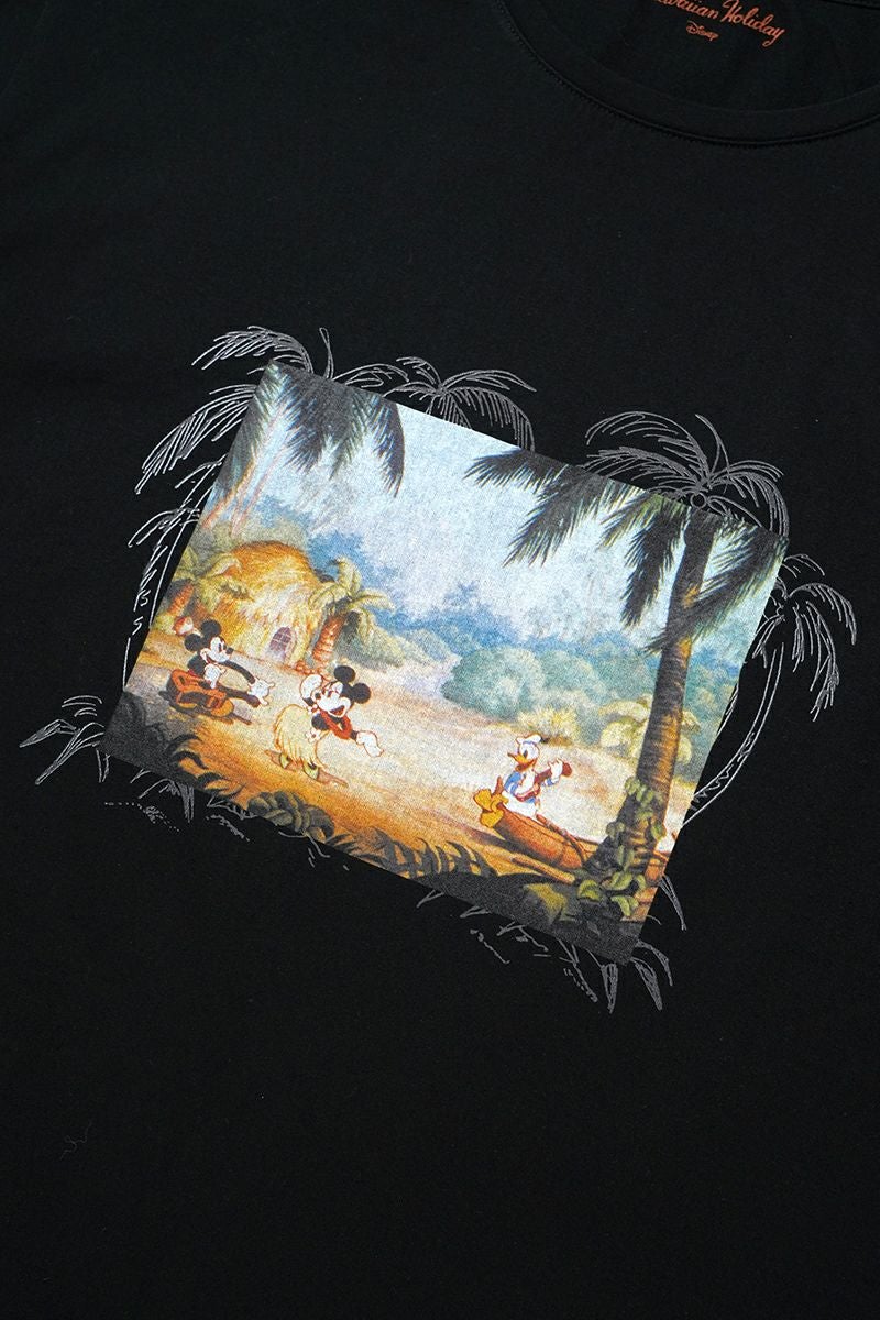 Porter Classic(ポータークラシック)DISNEY HAWAIIAN HOLIDAY PORTER CLASSIC HAWAI’I ALOHA COLLECTION T-SHIRT PALM TREE ディズニーハワイアンホリデイ ポータークラシックハワイアロハコレクション Tシャツ パームツリー ヤシの木 DP-006-2175 -1