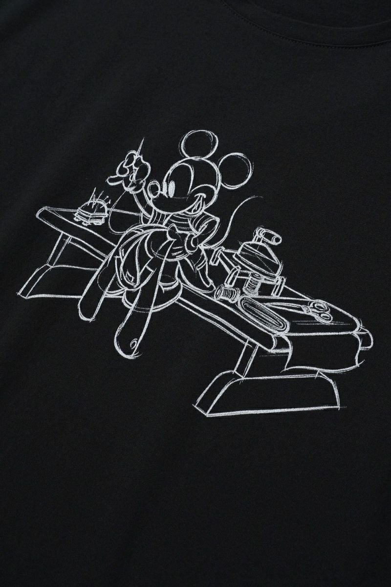 Porter Classic(ポータークラシック)DISNEY MICKEY MOUSE / PORTER CLASSIC OHARIKO COLLECTION T-SHIRT ディズニーミッキーマウス ポータークラシックお針子コレクションTシャツ DP-006-2183 -11