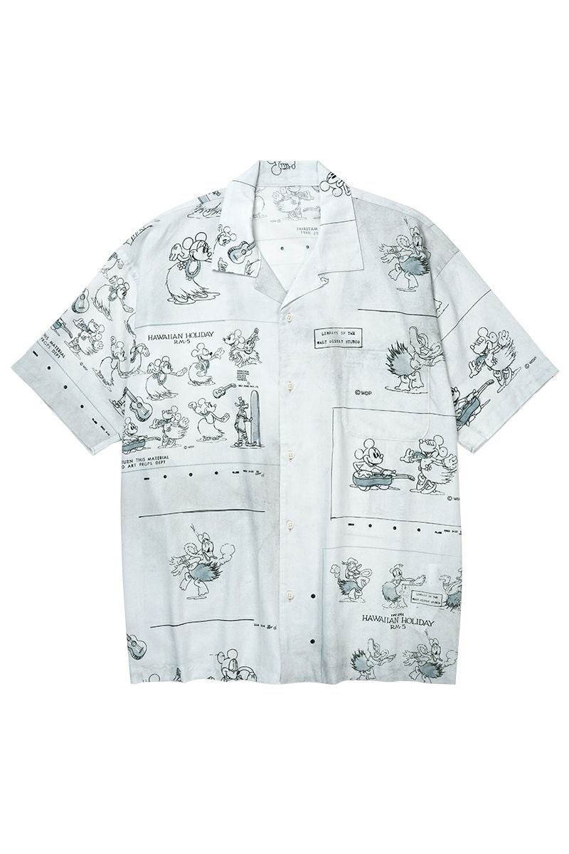 Porter Classic(ポータークラシック)DISNEY HAWAIIAN HOLIDAY PORTER CLASSIC HAWAI’I ALOHA COLLECTION ALOHA SHIRT ディズニーハワイアンホリデイ ポータークラシックハワイアロハコレクション アロハシャツ DP-024-2167