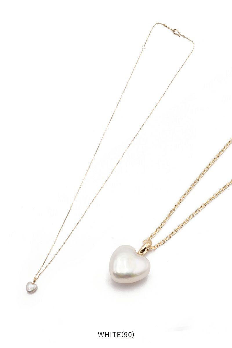 Porter Classic(ポータークラシック)NATURAL HEART PEARL GOLD NECKLACE ナチュラルハートパールゴールドネックレス PC-013-2290 -5